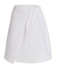 Sauna kilt ręcznik pareo do sauny - 100% Bawełna wafel 50/140cm Biały  