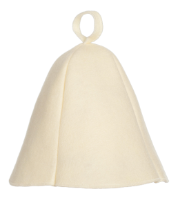 Czapka eko do sauny filcowa - Ecru