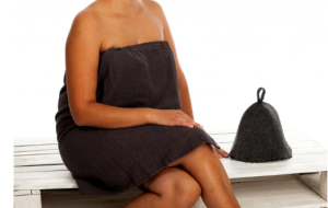 SAUNA - KILT / RĘCZNIK 70*140 + CZAPKA SAUNA SZAR4