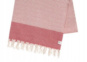 SAUNA HAMMAM RĘCZNIK 100% BAWEŁNA ASPENDOS CZERWONY