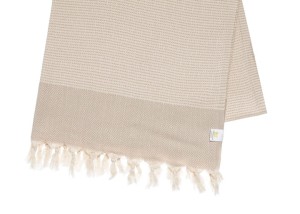 SAUNA HAMMAM RĘCZNIK 100% BAWEŁNA ASPENDOS BEŻOWY