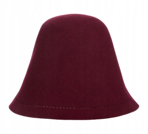 SAUNA CZAPKA DO SAUNY 100% KRÓLICZY PUCH HUSST7