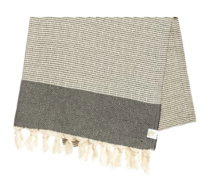 SAUNA HAMMAM RĘCZNIK 100% BAWEŁNA ASPENDOS CZARNY