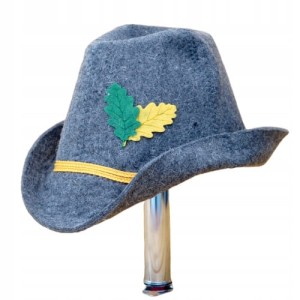 Czapka do sauny Kapelusz Alpejska szara Filc 3mm 