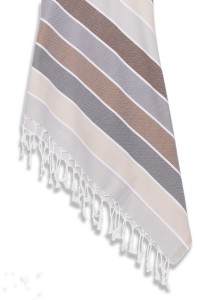 SAUNA RĘCZNIK HAMMAM PESHTEMAL100%BAWEŁNA 325GR GALLIPOLI SZARY