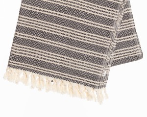 SAUNA RĘCZNIK HAMMAM PESHTEMAL100%BAWEŁNA 650GR SEASON CZARNY