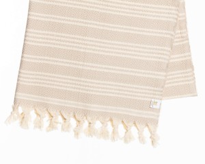 SAUNA RĘCZNIK HAMMAM PESHTEMAL100%BAWEŁNA 650GR SEASON KREM