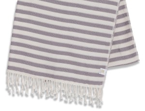 Sauna Łaźnia - Hammam Ręcznik Bawełna/Bambus Zebra SZARY