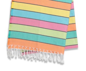 SAUNA RĘCZNIK HAMMAM PESHTEMAL100%BAWEŁNA 325GR GALLIPOLI ORANGE