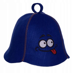 SAUNA CZAPKA GRANAT FILCOWA DO SAUNY - WODZIREJ 