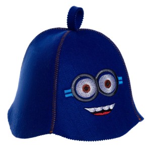 SAUNA CZAPKA GRANATOWA FILCOWA DO SAUNY - RADOSNY 