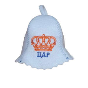 SAUNA CZAPKA DO SAUNY FILCOWA BIAŁA CAR