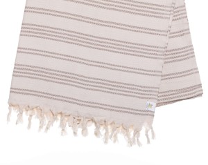 SAUNA RĘCZNIK HAMMAM PESHTEMAL100%BAWEŁNA 650GR SEASON BEŻ