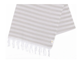 SAUNA RĘCZNIK HAMMAM LEKKI100%BAWEŁNA 160/90 PALACE SZARY