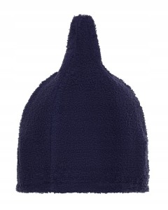 SAUNA CZAPKA DO SAUNY B/L- STOŻEK BAWEŁNA FROTTE GRANATOWA