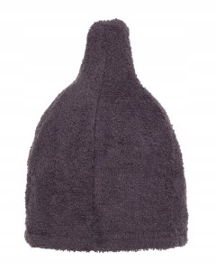 SAUNA CZAPKA DO SAUNY B/L- STOŻEK BAWEŁNA FROTTE SZARA