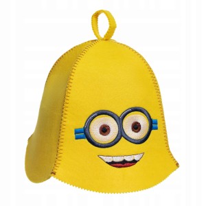 SAUNA CZAPKA FILCOWA DO SAUNY - RADOSNY KOLOR ŻÓŁTY