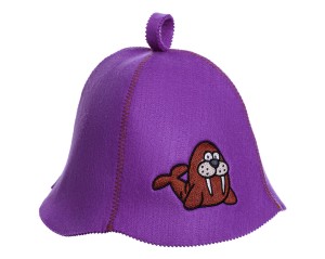 SAUNA CZAPKA FILCOWA DO SAUNY - MORS FIOLET