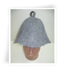 Czapka szara do sauny
