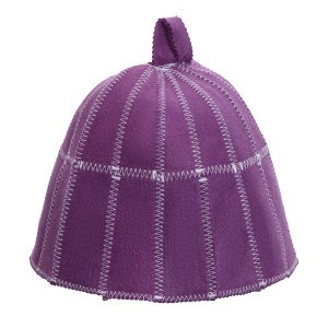 SAUNA CZAPKA FILCOWA DO SAUNA - KRATA FIOLET