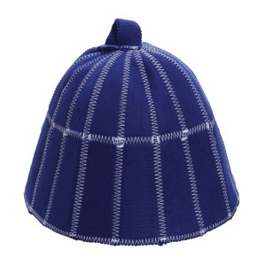 SAUNA CZAPKA FILCOWA DO SAUNA - KRATA BLUE