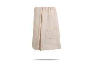 Pareo Ręcznik Tunika damska sauna basen spa 100% Bawełna wafel 75/150 natura