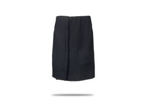 Kilt Ręcznik Męski sauna siłownia basen spa 100% Bawełna wafel 60/150 czarny