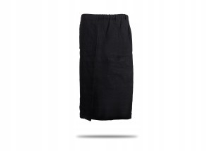 Kilt Ręcznik Damski sauna siłownia basen spa 100% LEN 75/150 czarny