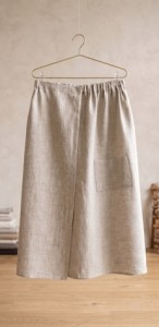 Kilt Ręcznik Damski sauna siłownia basen spa 100% LEN 75/150 naturalny