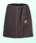 Kilt Ręcznik 50*140cm 100% Bawełna + Czapka filcowa szara do sauny 8