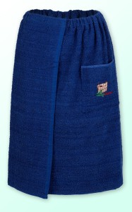 Sauna kilt ręcznik granat 100% bawełna uniwersalny 70*140 z logo