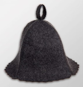 Czapka szara filcowa 5 rozmiarów od 54 do 63cm obwód