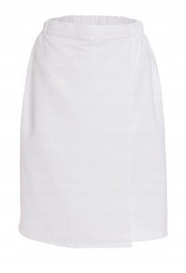 Sauna kilt ręcznik pareo do sauny - 100% Bawełna wafel 60/150cm Biały 