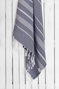 Sauna Łażnia - Hammam Ręcznik 100% Bawełna Sultan 1 Granat