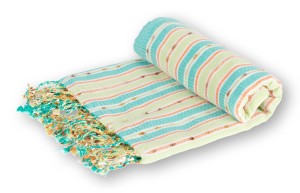 Sauna Łaźnia - Hammam Ręcznik 100% Bawełna Pompon MINT