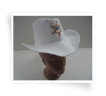 Czapka do sauny biała Sheriff