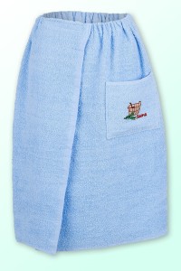 Sauna kilt ręcznik niebieski 100% bawełna uniwersalny 70*140 z logo