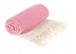 Sauna Łażnia - Hammam Ręcznik 100% Bawełna Chevron 7 Rózowy