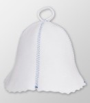 Czapka biała eko do sauny rozmiar S/M 54-56cm